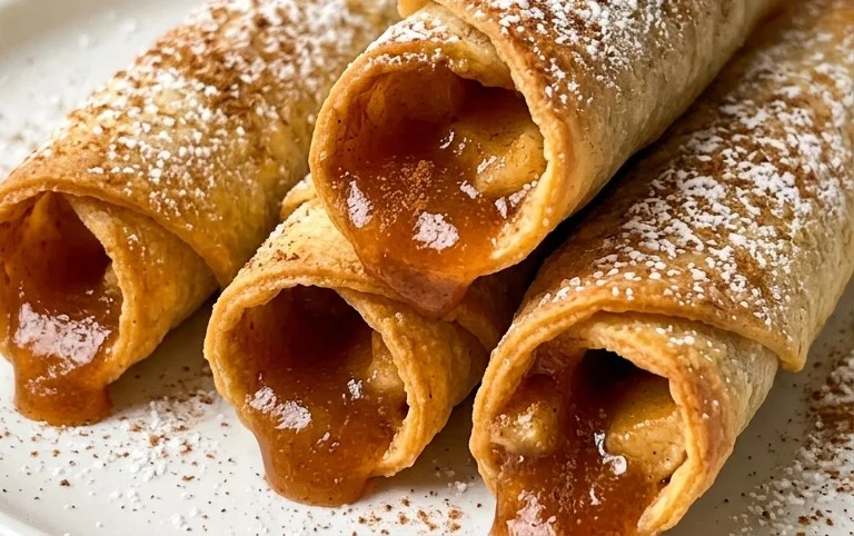 Air Fryer Apple Pie Taquitos