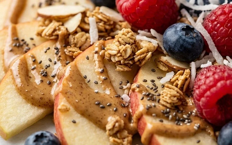 Healthy Apple Nachos - Healthy Snack for Kids