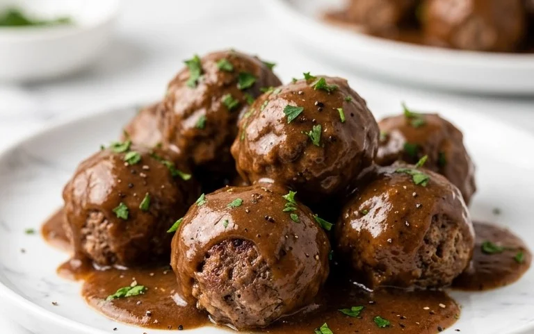 Classic Meatballs and Gravy Recipe-Comfort Food