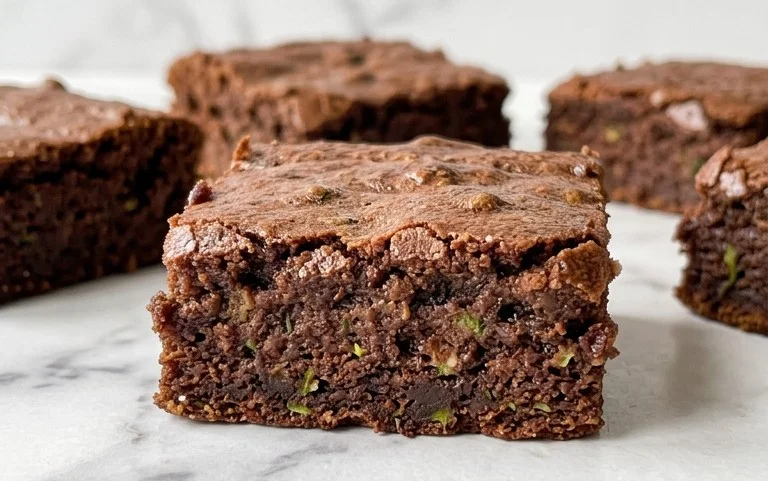 Secretly Healthy Zucchini Brownies-Guilt Free Bliss