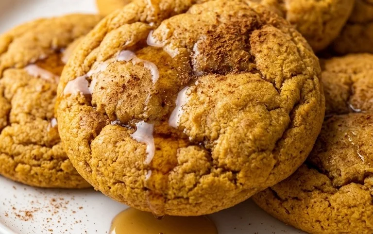 chewy maple pumpkin cookies