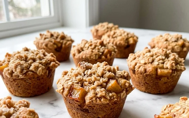 Easy Apple Crumble Muffins Moist & Crunchy Treat