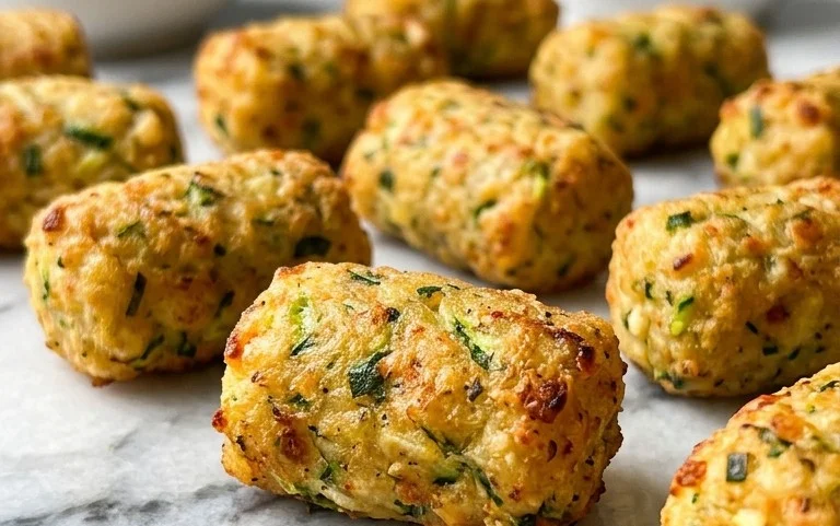Crispy Zucchini Tots – Healthy Appetizer & Snack