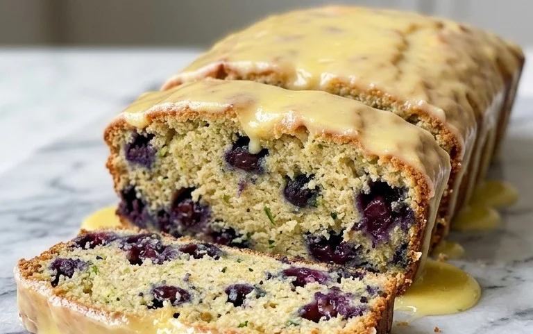 Lemon Blueberry Zucchini Bread – Tangy & Moist