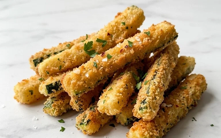 Parmesan Zucchini Fries-Healthier Appetizer Recipe
