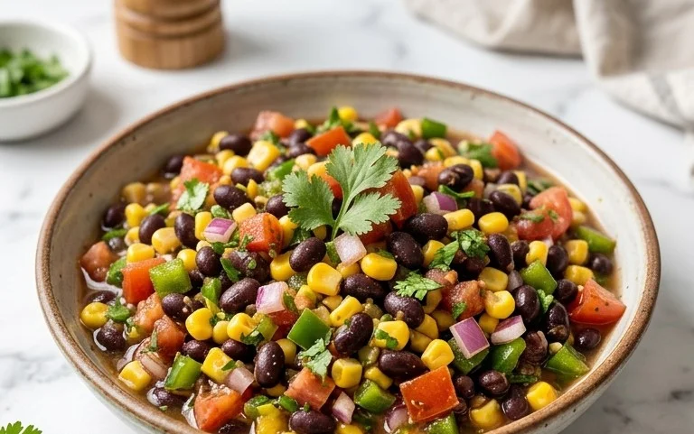 Easy No-Cook Black Bean Salsa Recipe