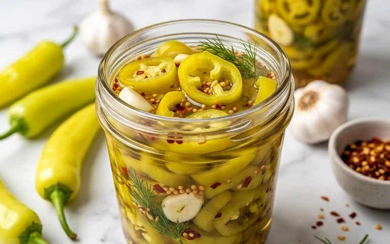 Quick Pickled Banana Peppers-Easy Zesty Recipe