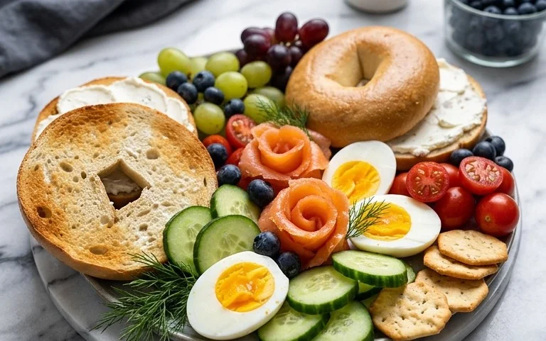 Elegant Bagel Snack Box Quick & Satisfying Meal
