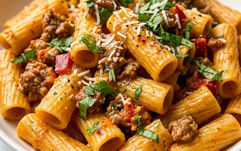 Creamy Sausage Rigatoni (One-Pan, 30-Minute Meal)