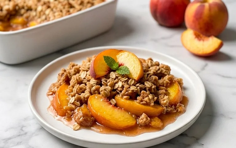 Easy Peach Crisp Recipe – Cozy Summer Dessert