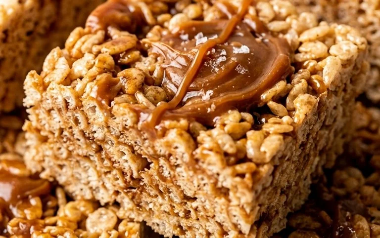 Brown Butter Dulce de Leche Rice Krispie Treats