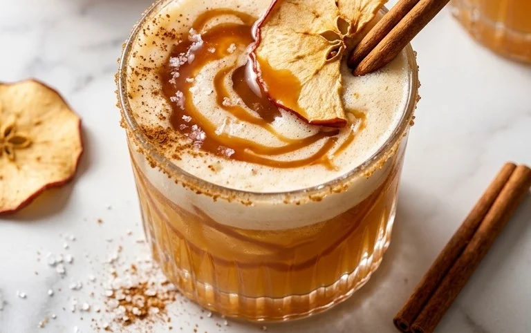 Caramel Vodka Extract Apple Cider Cocktail