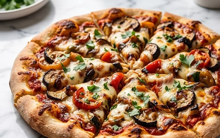 Easy Roasted Vegetable Pizza Recipe