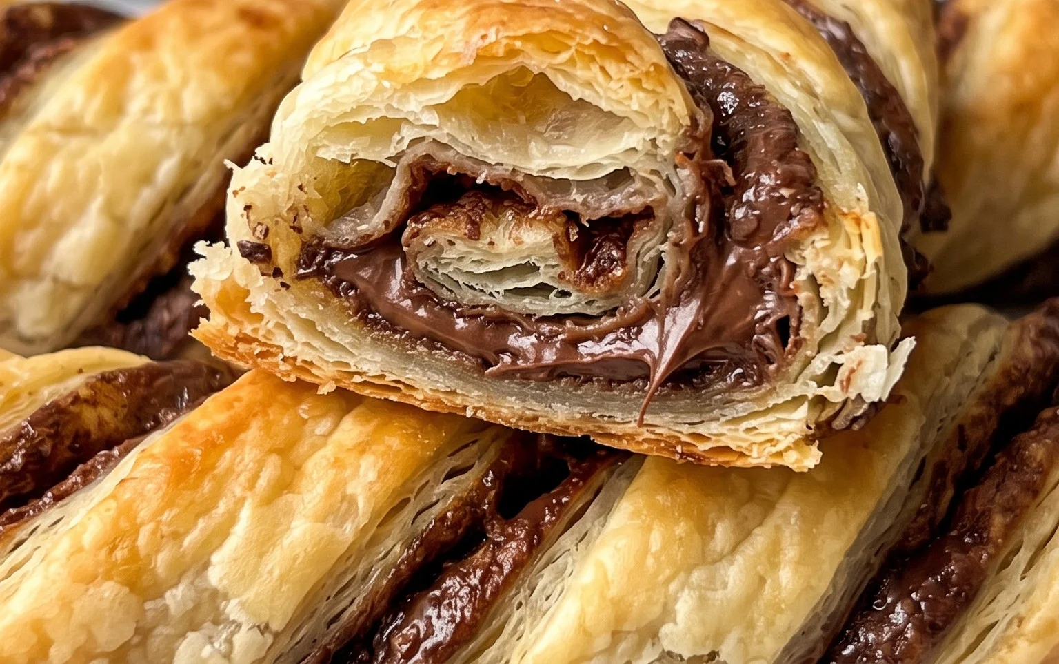 Puff Pastry Nutella Twists