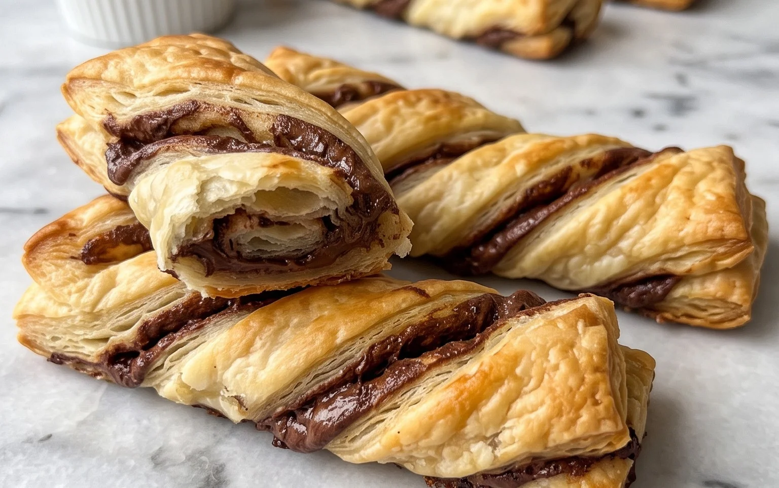 Easy Puff Pastry Nutella Twists Recipe